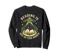 Reading Is Out This World Ufo Sweatshirt - Streetwear Style Men Women - T-Shirt, Sweatshirt, Hoodie