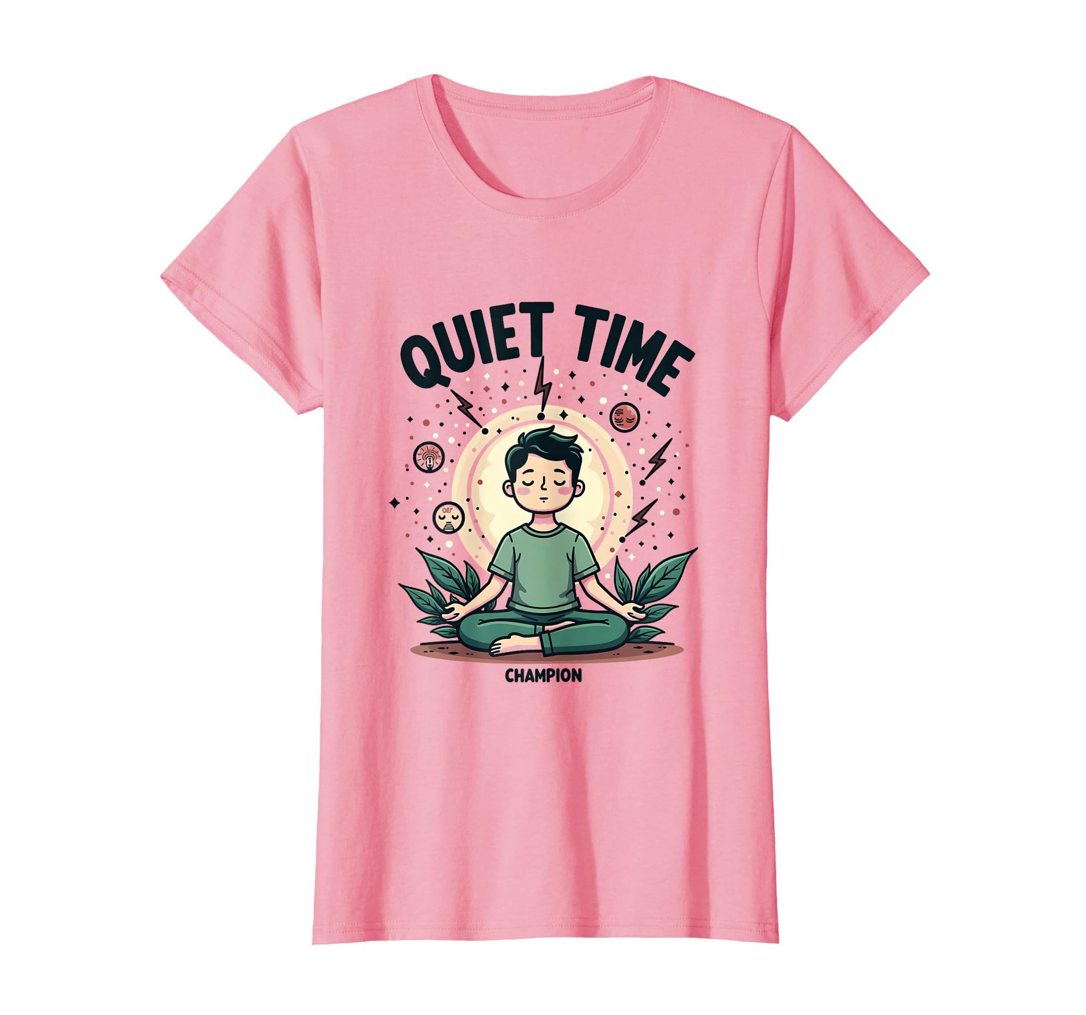 Quiet Time Champion Overstimulated T-Shirt - Unique Graphic for Adults - T-Shirt, Sweatshirt, Hoodie