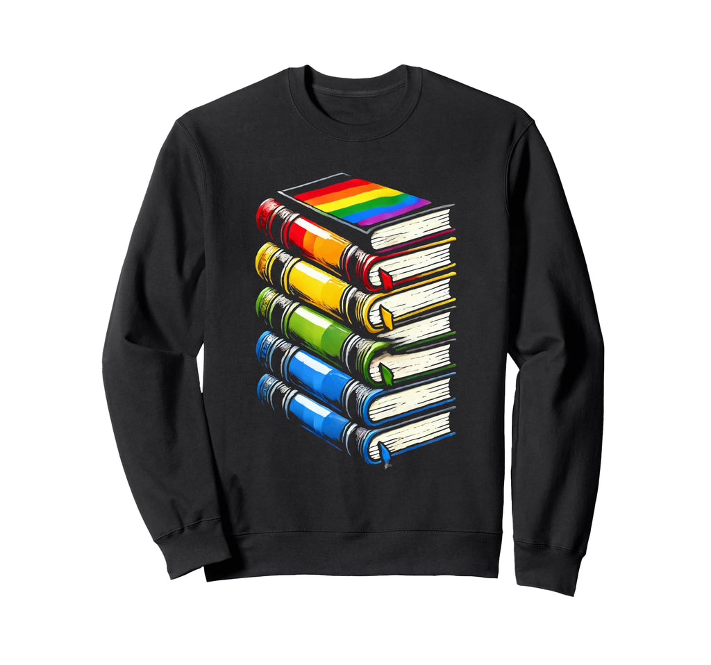 Lgbt Librarian Library Book Reading Sweatshirt - Graphic Print Men Women - T-Shirt, Sweatshirt, Hoodie