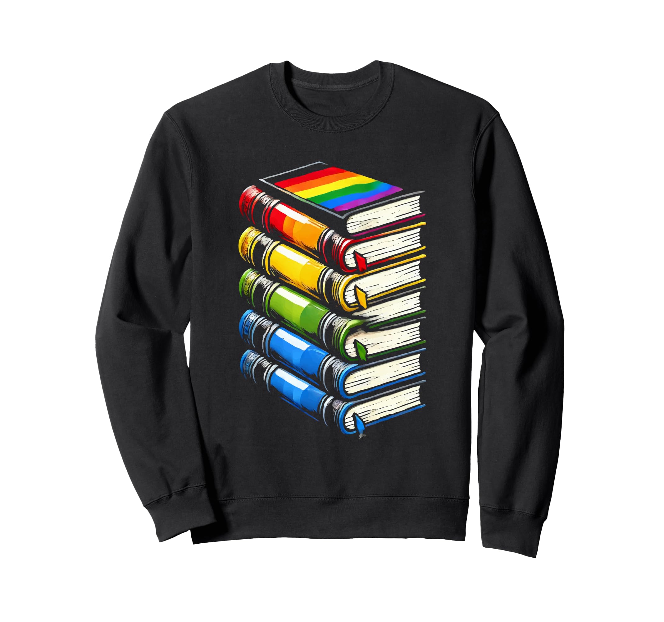 Lgbt Librarian Library Book Reading Sweatshirt - Graphic Print Men Women - T-Shirt, Sweatshirt, Hoodie