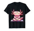 Meditation Axolotl Yoga Pose T-Shirt - Casual Everyday Wear Unisex - T-Shirt, Sweatshirt, Hoodie