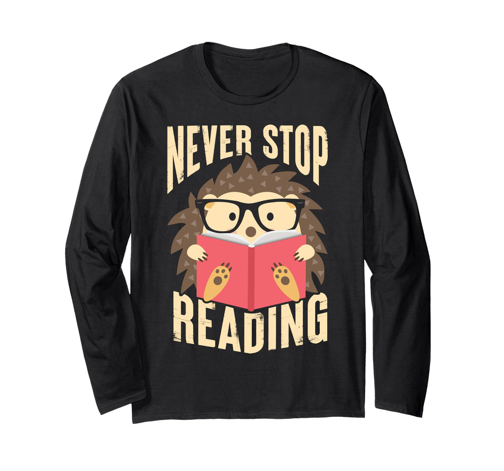 Nerd Hedgehog Wearing Eyeglasses Sweatshirt - Custom Art Print Men Women - T-Shirt, Sweatshirt, Hoodie
