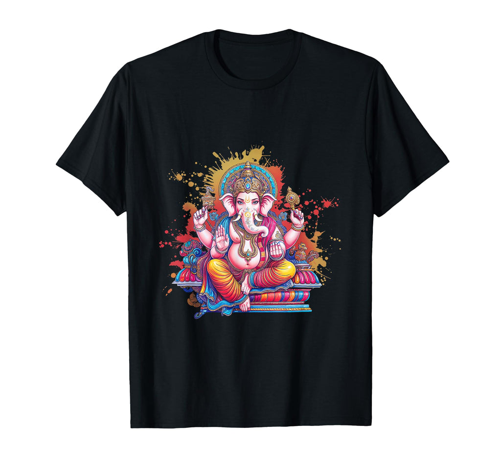 Ganesha Spiritual Art Hindu Deity Yoga T-Shirt - Streetwear Style Unisex - T-Shirt, Sweatshirt, Hoodie