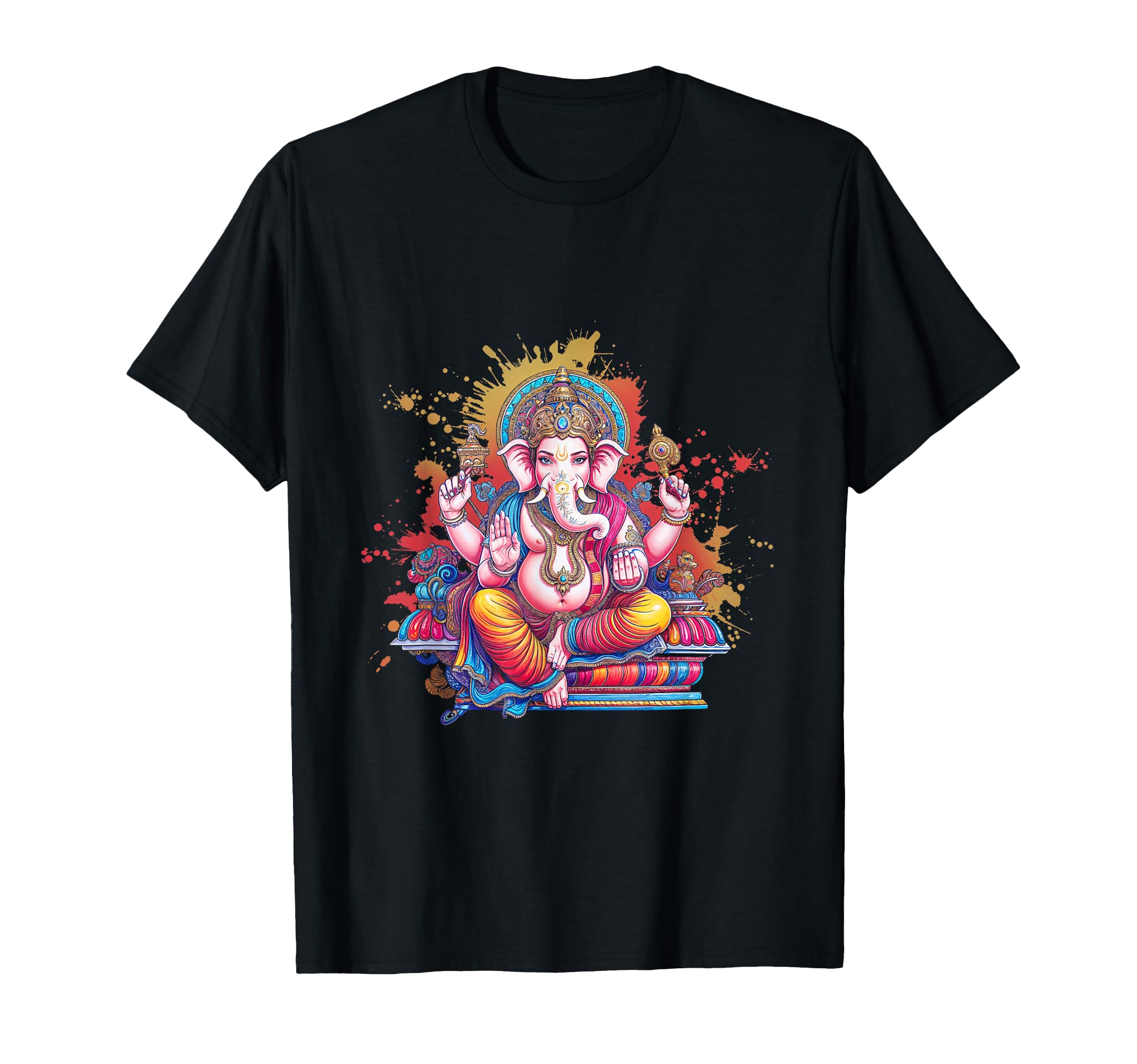 Ganesha Spiritual Art Hindu Deity Yoga T-Shirt - Streetwear Style Unisex - T-Shirt, Sweatshirt, Hoodie