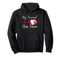 My Therapist Has Paws Animal Dog Hoodie - Trendy Graphic for Adults - T-Shirt, Sweatshirt, Hoodie