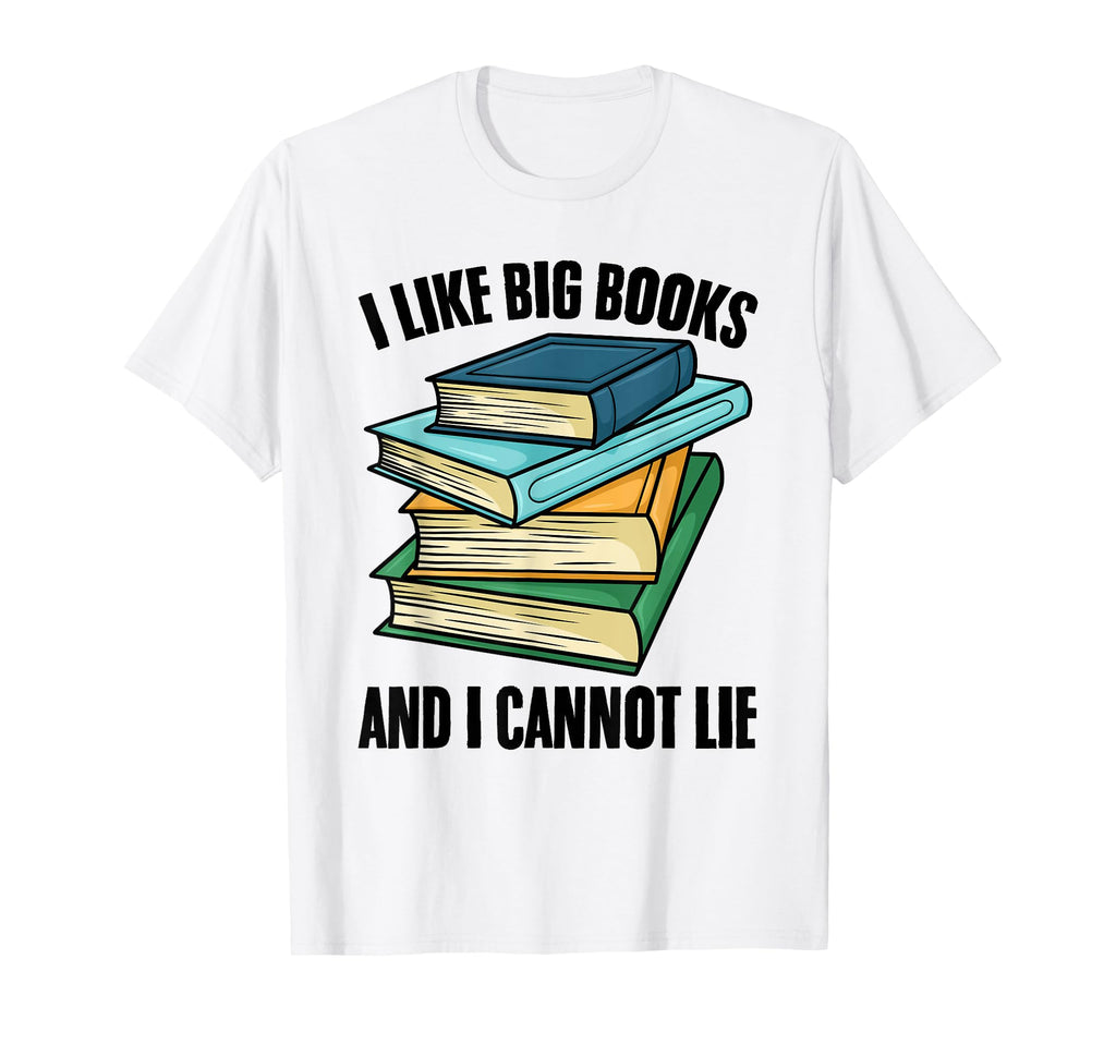 Reading Bookworm Literature Big Books T-Shirt - Unique Graphic Men Women - T-Shirt, Sweatshirt, Hoodie