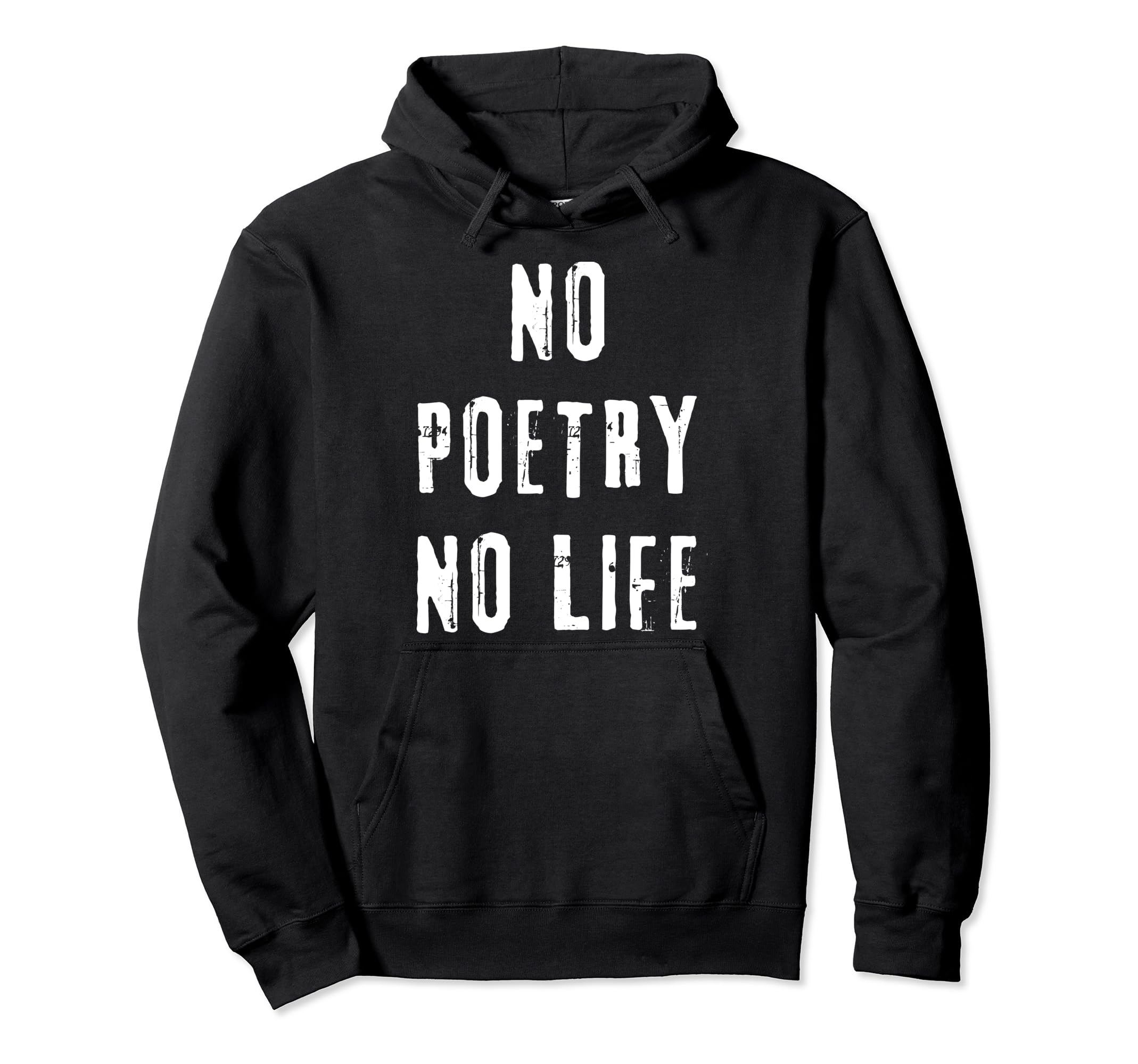 Poetry Writer Poet Literature Hoodie - Minimalist Print for Adults - T-Shirt, Sweatshirt, Hoodie