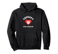 Therapy Dog Handler Paw Heart Hoodie - Graphic Print for Adults - T-Shirt, Sweatshirt, Hoodie