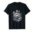 Yoga Lotus Flowers Buddhism Meditation T-Shirt - Unique Graphic for Adults - T-Shirt, Sweatshirt, Hoodie
