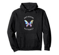 Anti Social Butterfly Introverts Hoodie - Trendy Graphic for Adults - T-Shirt, Sweatshirt, Hoodie