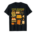 Cozy Reading Time Book Lover Hygge Art T-Shirt - Trendy Graphic Unisex - T-Shirt, Sweatshirt, Hoodie