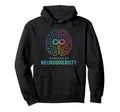 Powered Neurodiversity Brain Autism Adhd Hoodie - Trendy Graphic Men Women - T-Shirt, Sweatshirt, Hoodie