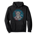 Zen Cat Meditation Mandala Art Hoodie - Novelty Apparel Men Women - T-Shirt, Sweatshirt, Hoodie