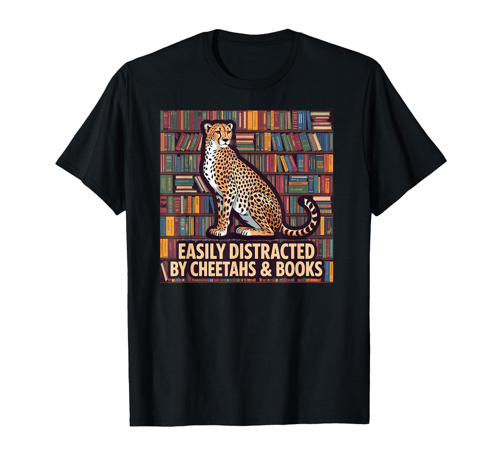 Cheetah Face Cheetah Stuff Books Nerds T-Shirt - Streetwear Style Unisex - T-Shirt, Sweatshirt, Hoodie