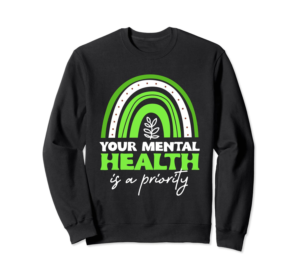 Mental Health Awareness Month Anxiety Sweatshirt - Trendy Graphic Unisex - T-Shirt, Sweatshirt, Hoodie