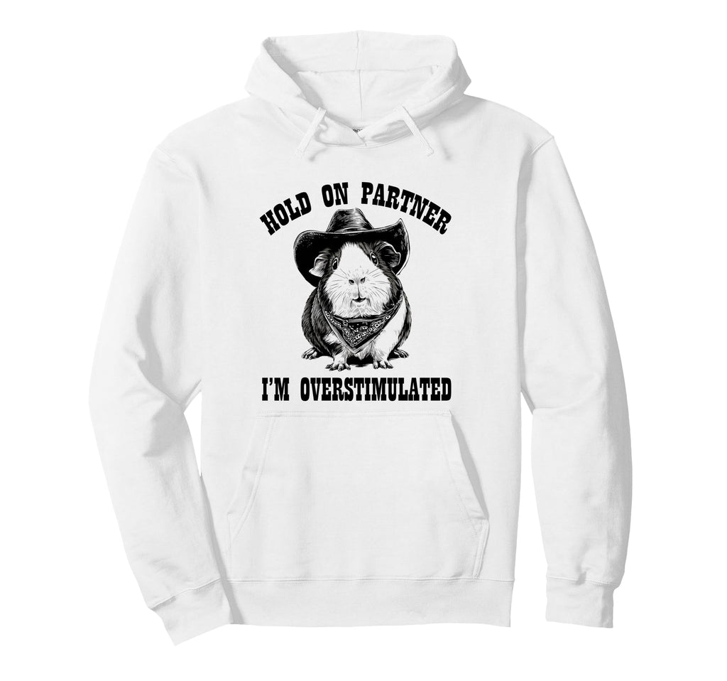 Funny Adhd Western Howdy Partner Hoodie - Custom Art Print Men Women - T-Shirt, Sweatshirt, Hoodie