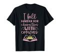 I Fall Characters W Crowns Fantasy T-Shirt - Trendy Graphic for Adults - T-Shirt, Sweatshirt, Hoodie