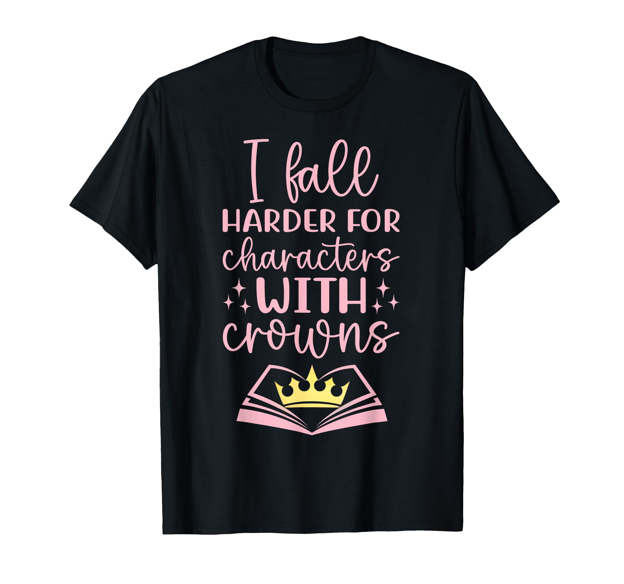 I Fall Characters W Crowns Fantasy T-Shirt - Trendy Graphic for Adults - T-Shirt, Sweatshirt, Hoodie