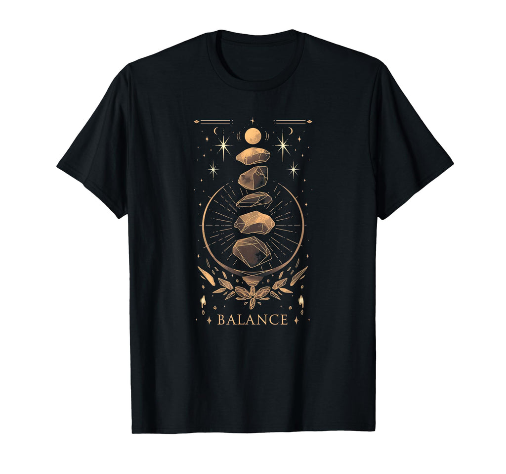 Zen Balancing Stones Art Mindfulness T-Shirt - Streetwear Style Men Women - T-Shirt, Sweatshirt, Hoodie