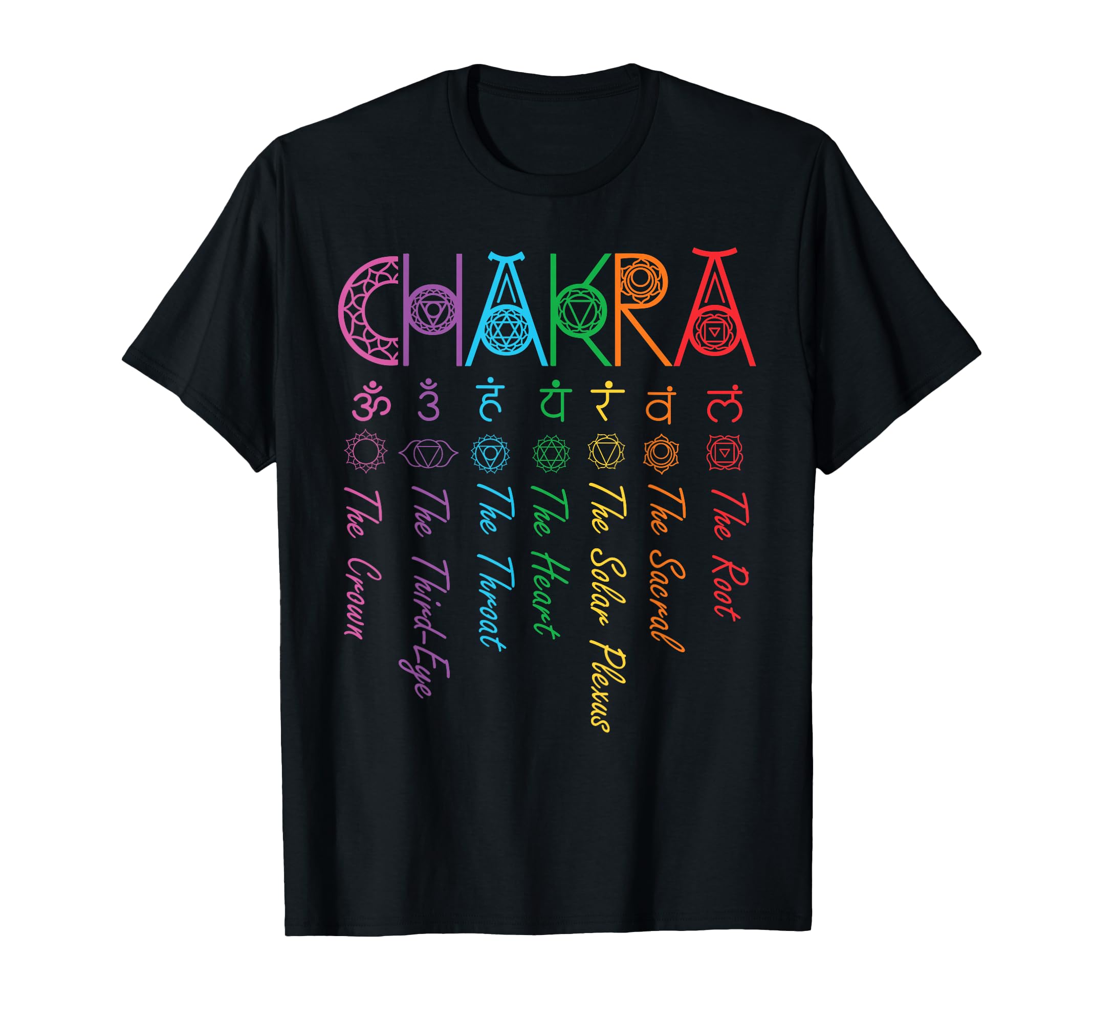 Chakra Energy Spirit Spiritual Health T-Shirt - Graphic Print Men Women - T-Shirt, Sweatshirt, Hoodie