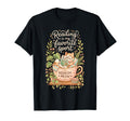 Cozy Cat Sleeping Books Coffee Reader T-Shirt - Trendy Graphic Unisex - T-Shirt, Sweatshirt, Hoodie