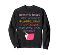 Bibliophile Romance Book Genre Sweatshirt - Custom Art Print Unisex - T-Shirt, Sweatshirt, Hoodie