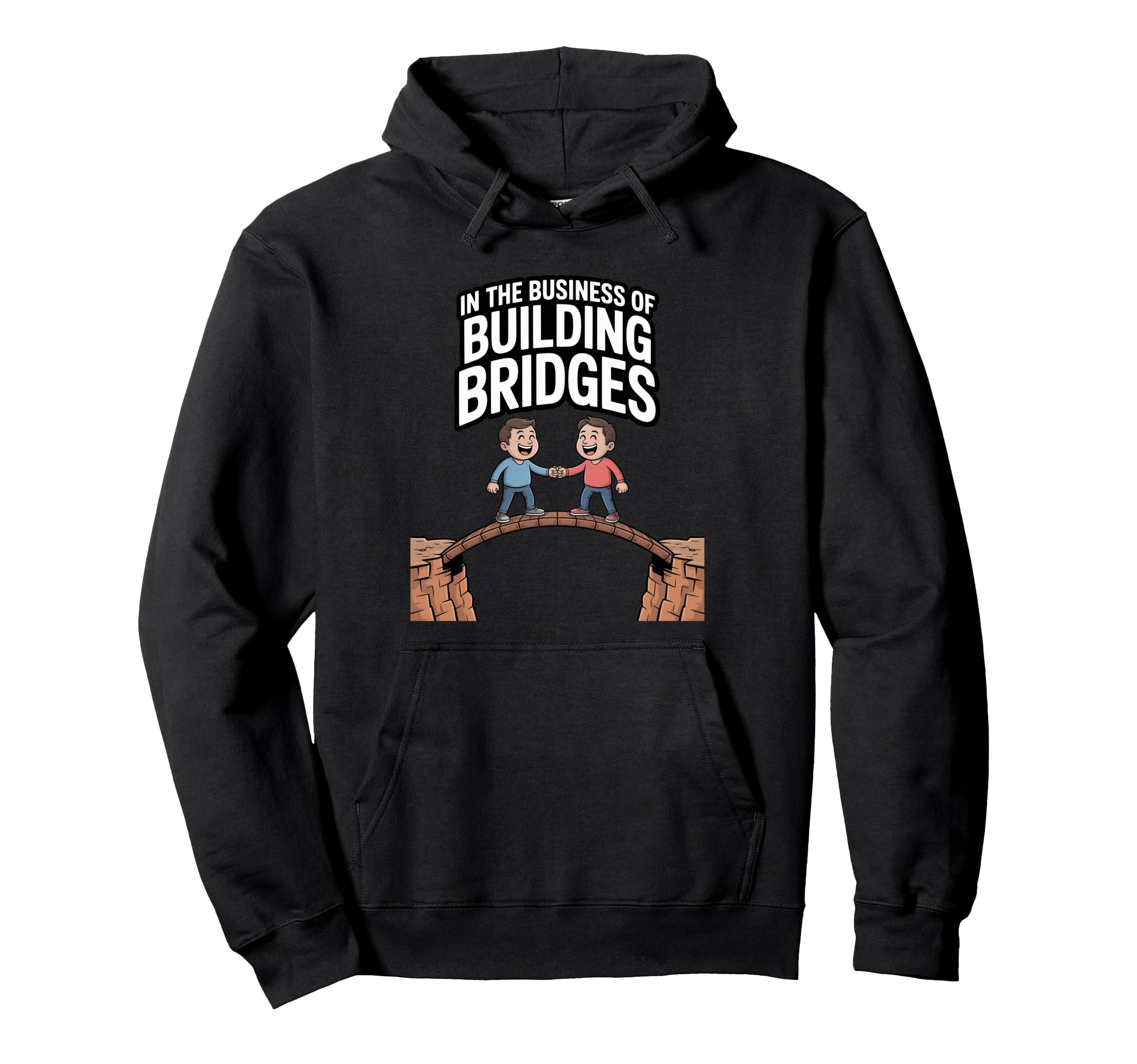 Peer Support Specialist Building Bridges Hoodie - Streetwear Style Unisex - T-Shirt, Sweatshirt, Hoodie