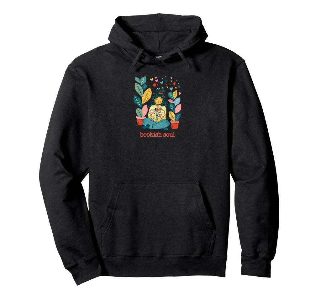 Bookish Soul Bohemian And Plants Hoodie - Fun Novelty Design Unisex - T-Shirt, Sweatshirt, Hoodie