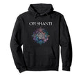 Om Shanti Colorful Mandala Geometry Hoodie - Trendy Graphic Unisex - T-Shirt, Sweatshirt, Hoodie