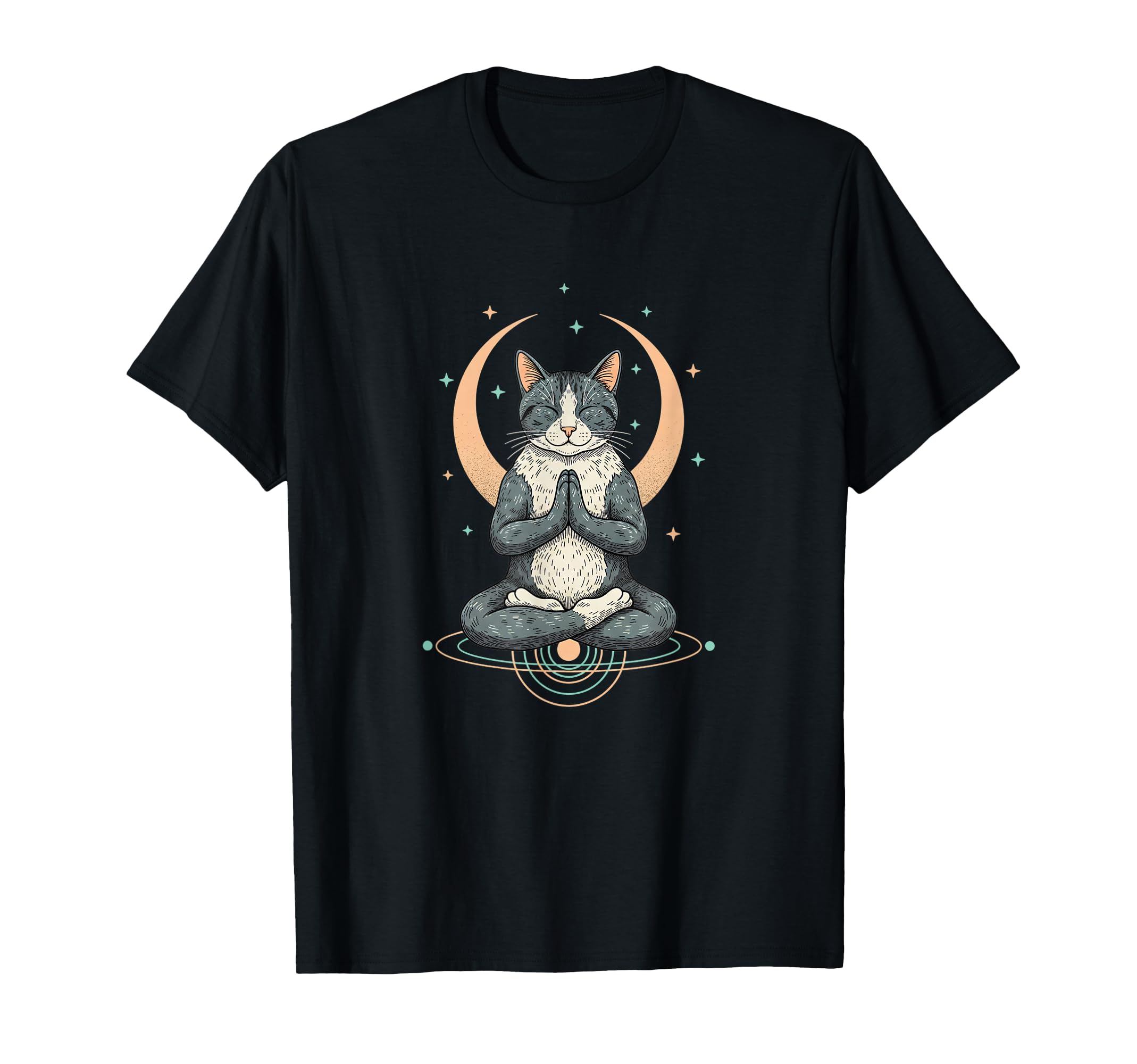 Meditating Cat Zen Pose Buddhism Yoga T-Shirt - Streetwear Style Men Women - T-Shirt, Sweatshirt, Hoodie
