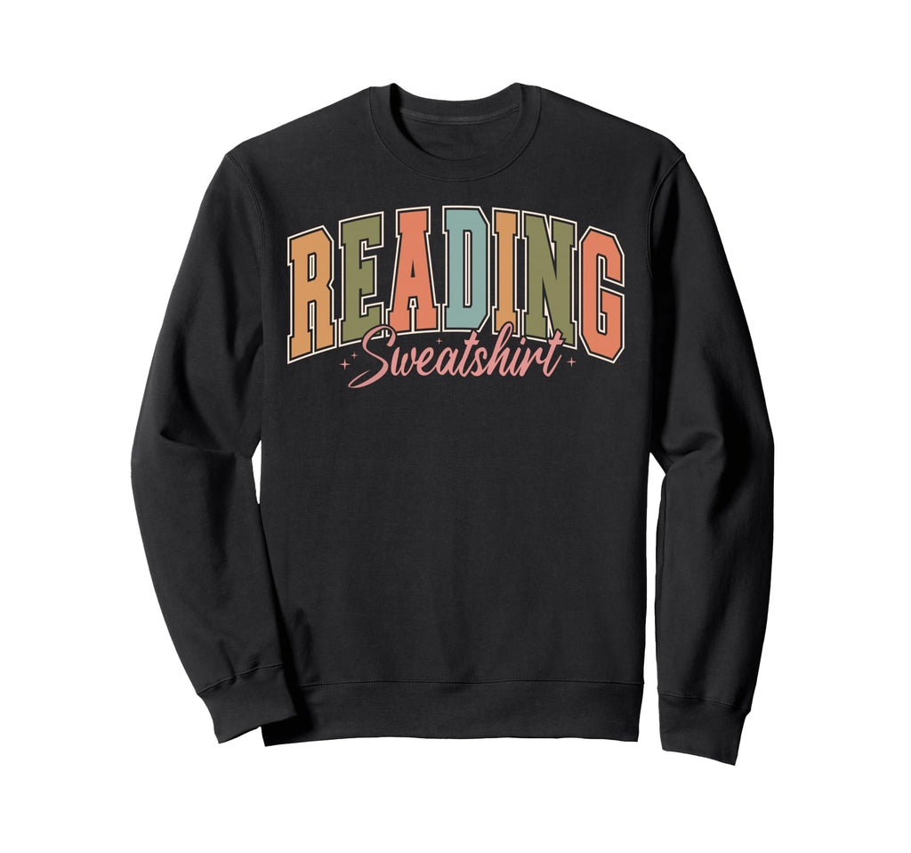 Pastel Book Lovers Reading Sweatshirt - Minimalist Print Unisex - T-Shirt, Sweatshirt, Hoodie