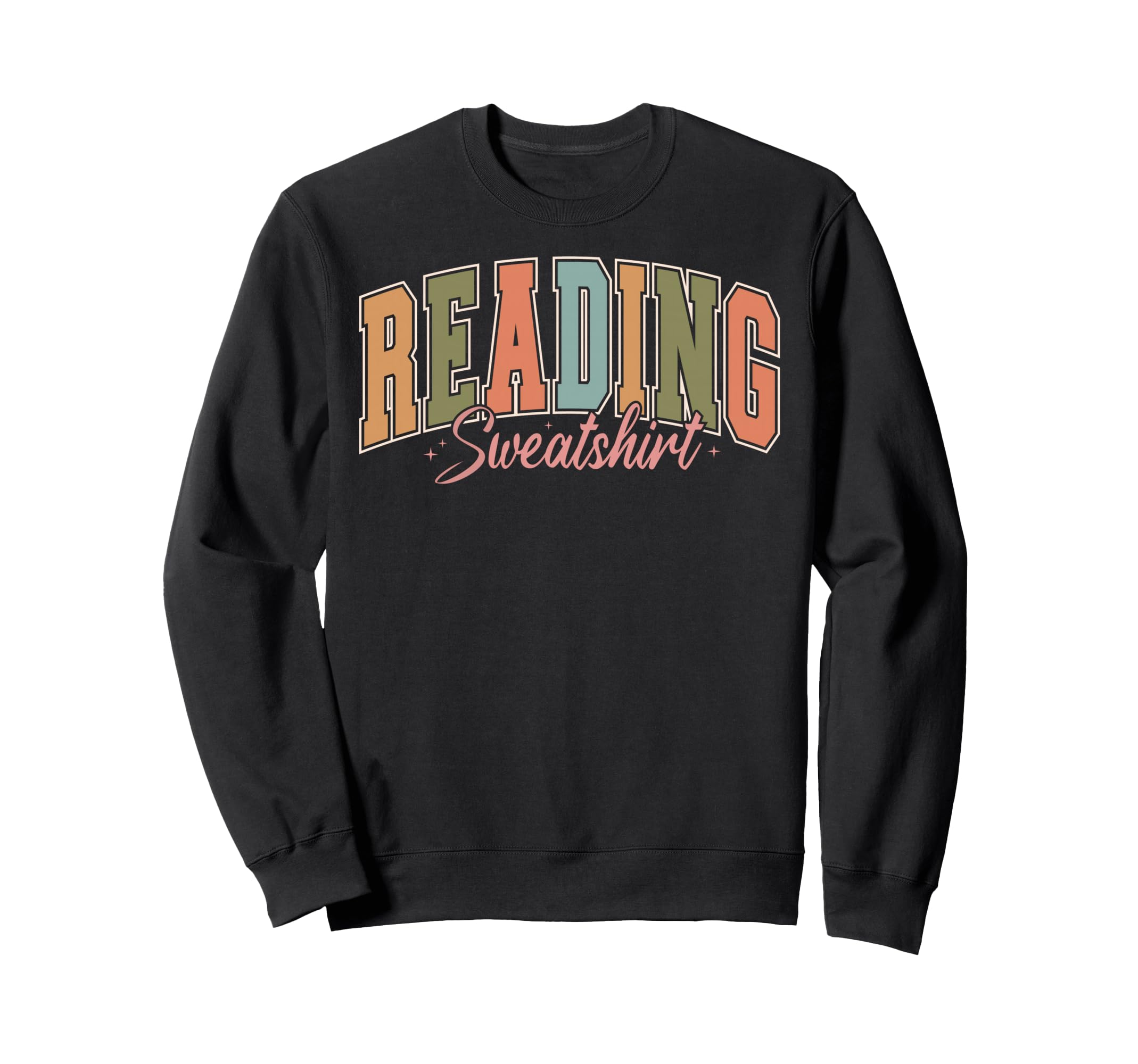 Pastel Book Lovers Reading Sweatshirt - Minimalist Print Unisex - T-Shirt, Sweatshirt, Hoodie