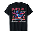 Floral Just Who Loves Dragons And Books T-Shirt - Novelty Apparel Men Women - T-Shirt, Sweatshirt, Hoodie