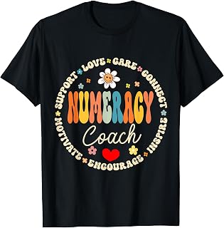 Numeracy Coach Math Coach Tutor T-Shirt Unisex T-shirt, Sweatshirt, Hoodie, Long Sleeve Tee - T-Shirt, Sweatshirt, Hoodie