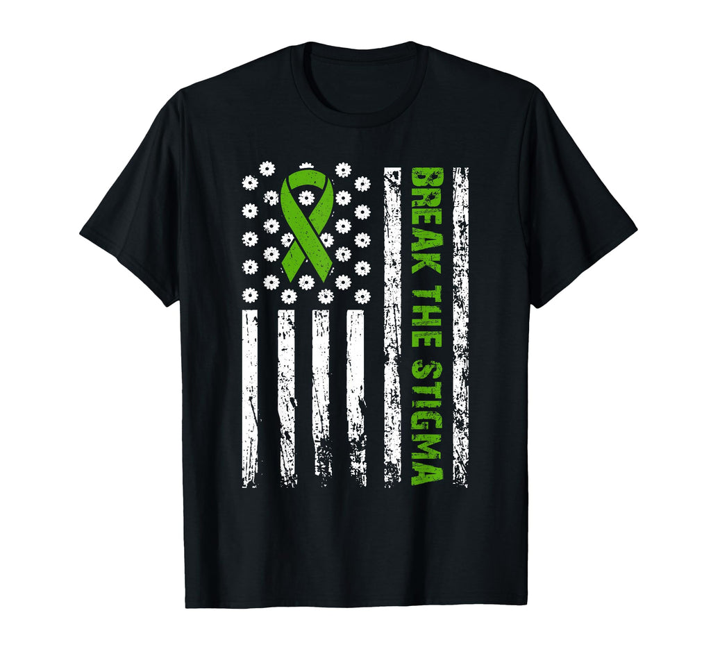Mental Health Matters Break Stigma T-Shirt - Custom Art Print for Adults - T-Shirt, Sweatshirt, Hoodie