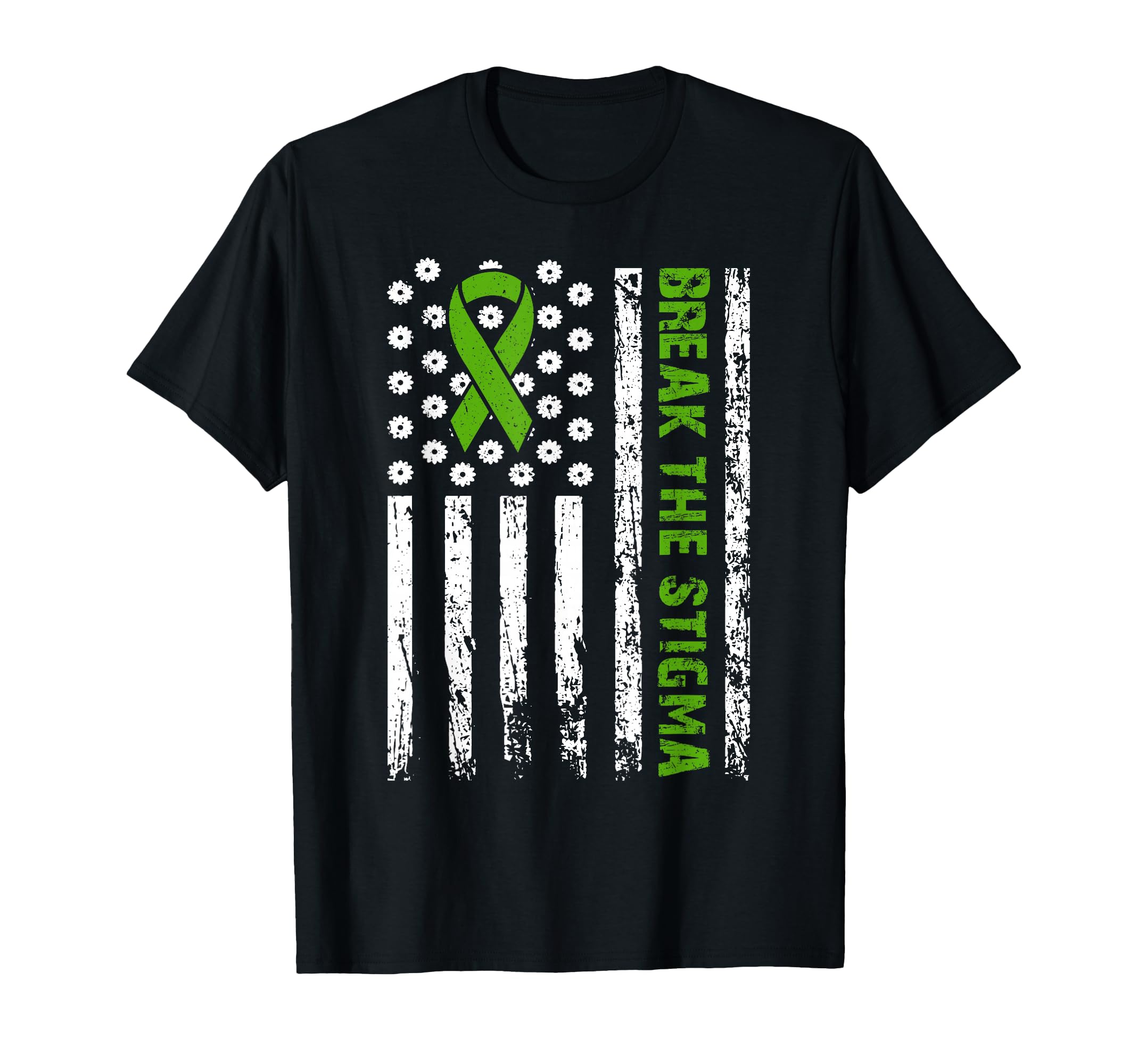 Mental Health Matters Break Stigma T-Shirt - Custom Art Print for Adults - T-Shirt, Sweatshirt, Hoodie