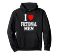 I Heart Love Fictional Book Movies Hoodie - Custom Art Print for Adults - T-Shirt, Sweatshirt, Hoodie
