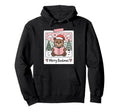 Merry Bookmas Book Lover Hoodie - Graphic Print Men Women - T-Shirt, Sweatshirt, Hoodie