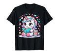 Funny Anime Kawaii Rainbow Unicorn T-Shirt - Fun Novelty Design for Adults - T-Shirt, Sweatshirt, Hoodie