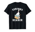 Bookish Club Silly Serious Book T-Shirt - Minimalist Print Men Women - T-Shirt, Sweatshirt, Hoodie