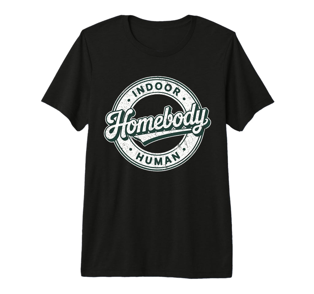 Badge Introvert Homebody Indoor Human Tri T-Shirt - Trendy Graphic Unisex - T-Shirt, Sweatshirt, Hoodie