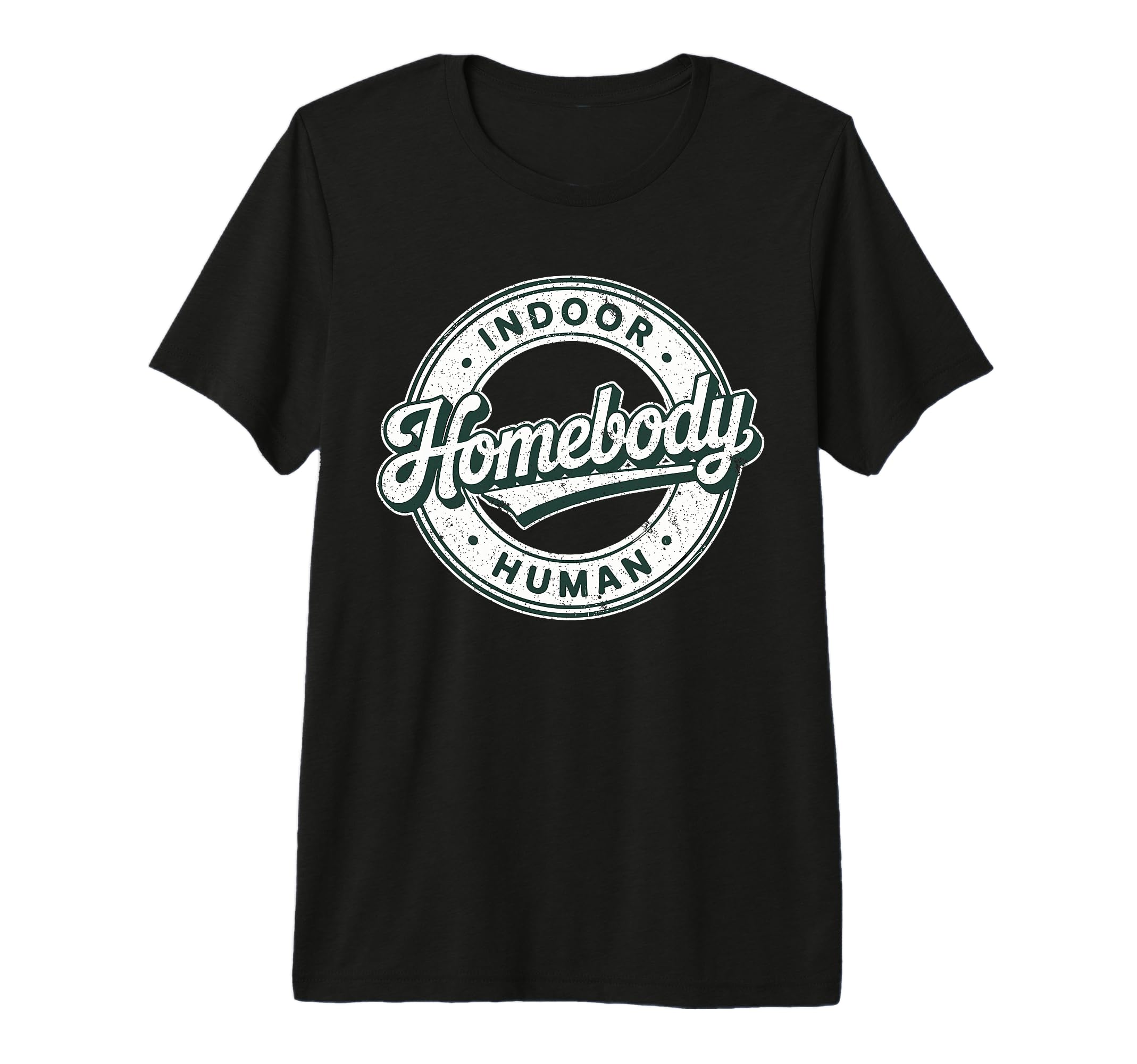 Badge Introvert Homebody Indoor Human Tri T-Shirt - Trendy Graphic Unisex - T-Shirt, Sweatshirt, Hoodie