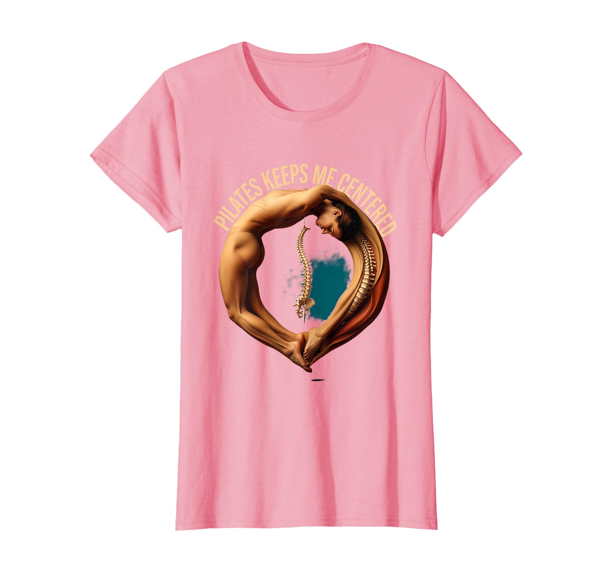 Pilates Keeps Me Centered Mindful T-Shirt - Custom Art Print for Adults - T-Shirt, Sweatshirt, Hoodie