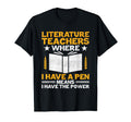 Literature Teacher School Teacher Funny T-Shirt - Trendy Graphic Unisex - T-Shirt, Sweatshirt, Hoodie