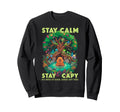Stay Capy Capybara Zen Forest Sweatshirt - Streetwear Style Men Women - T-Shirt, Sweatshirt, Hoodie