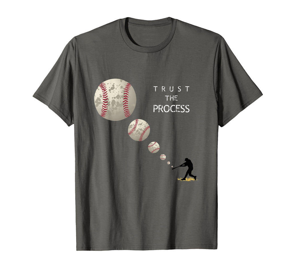 Trust Process Motivational Baseball T-Shirt - Unique Graphic for Adults - T-Shirt, Sweatshirt, Hoodie