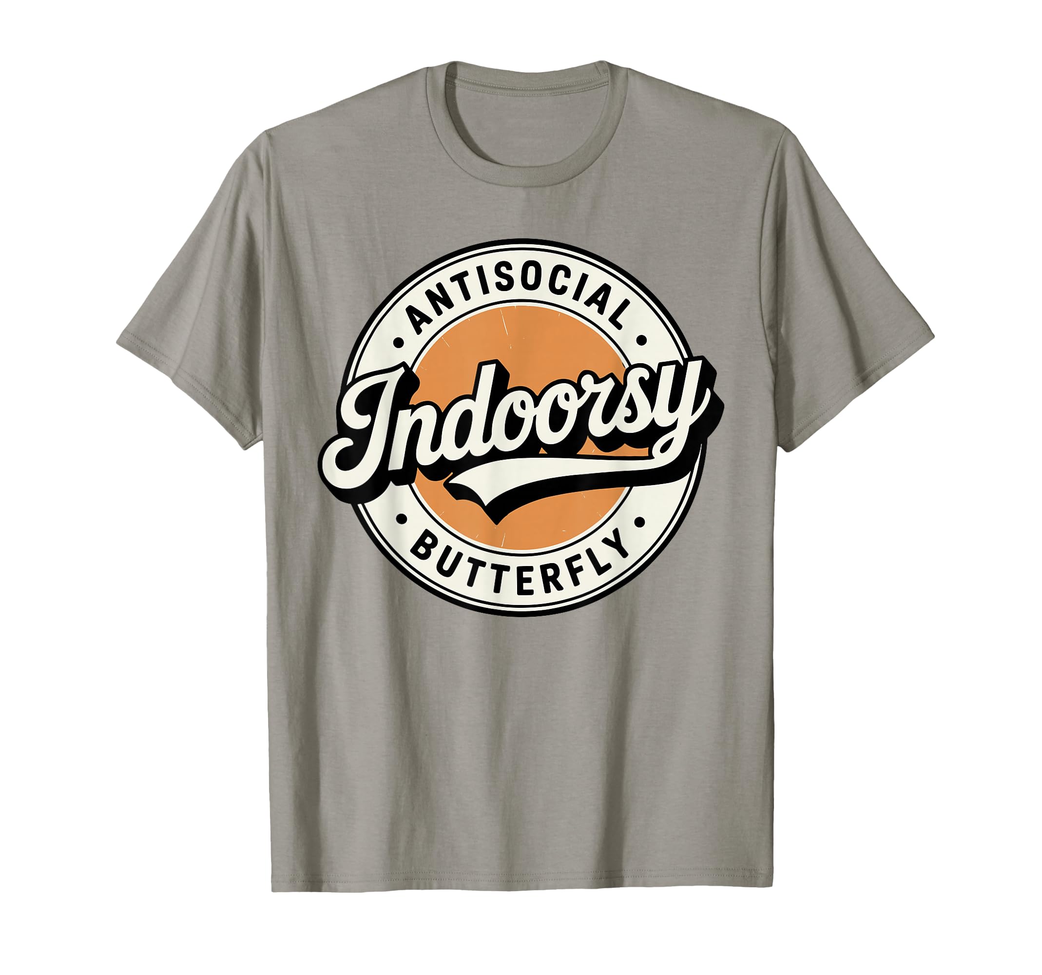 Badge Introvert Indoorsy Antisocial T-Shirt - Unique Graphic Men Women - T-Shirt, Sweatshirt, Hoodie