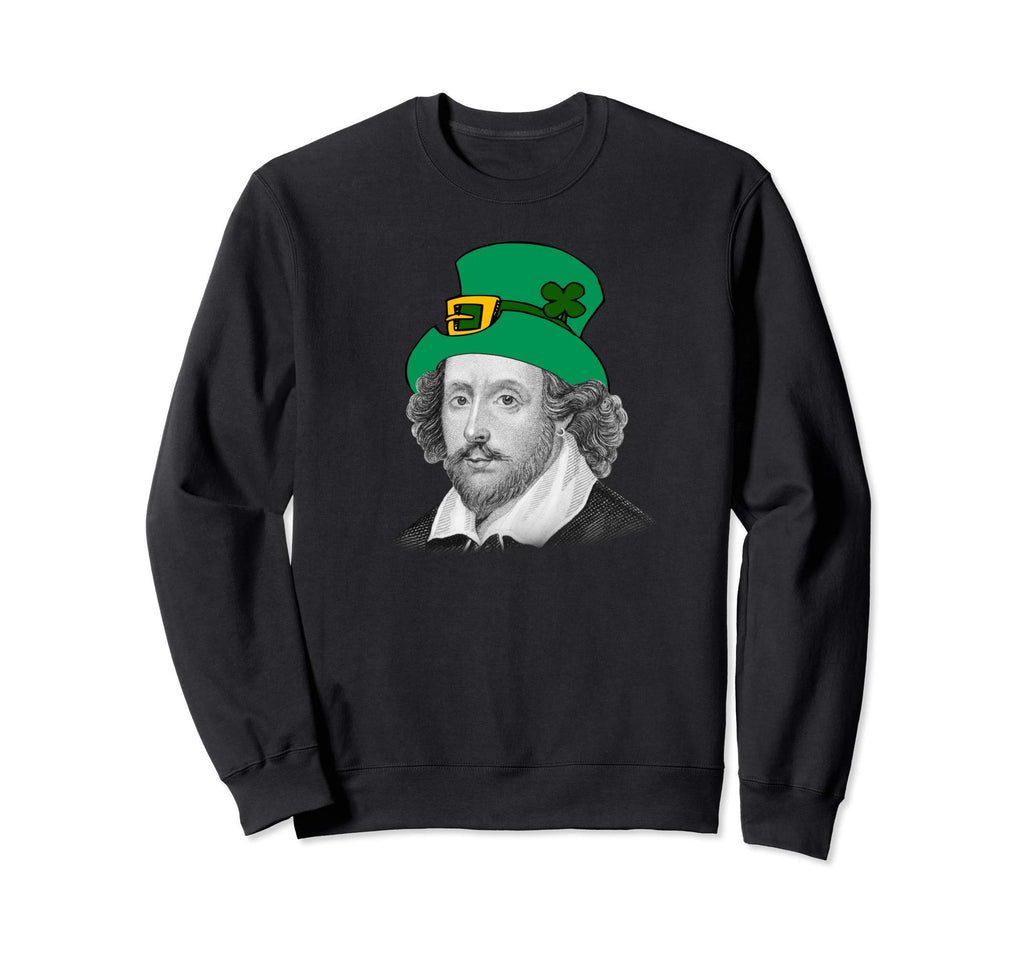 Leprechaun Hat St Patricks Day Sweatshirt - Custom Art Print Unisex - T-Shirt, Sweatshirt, Hoodie