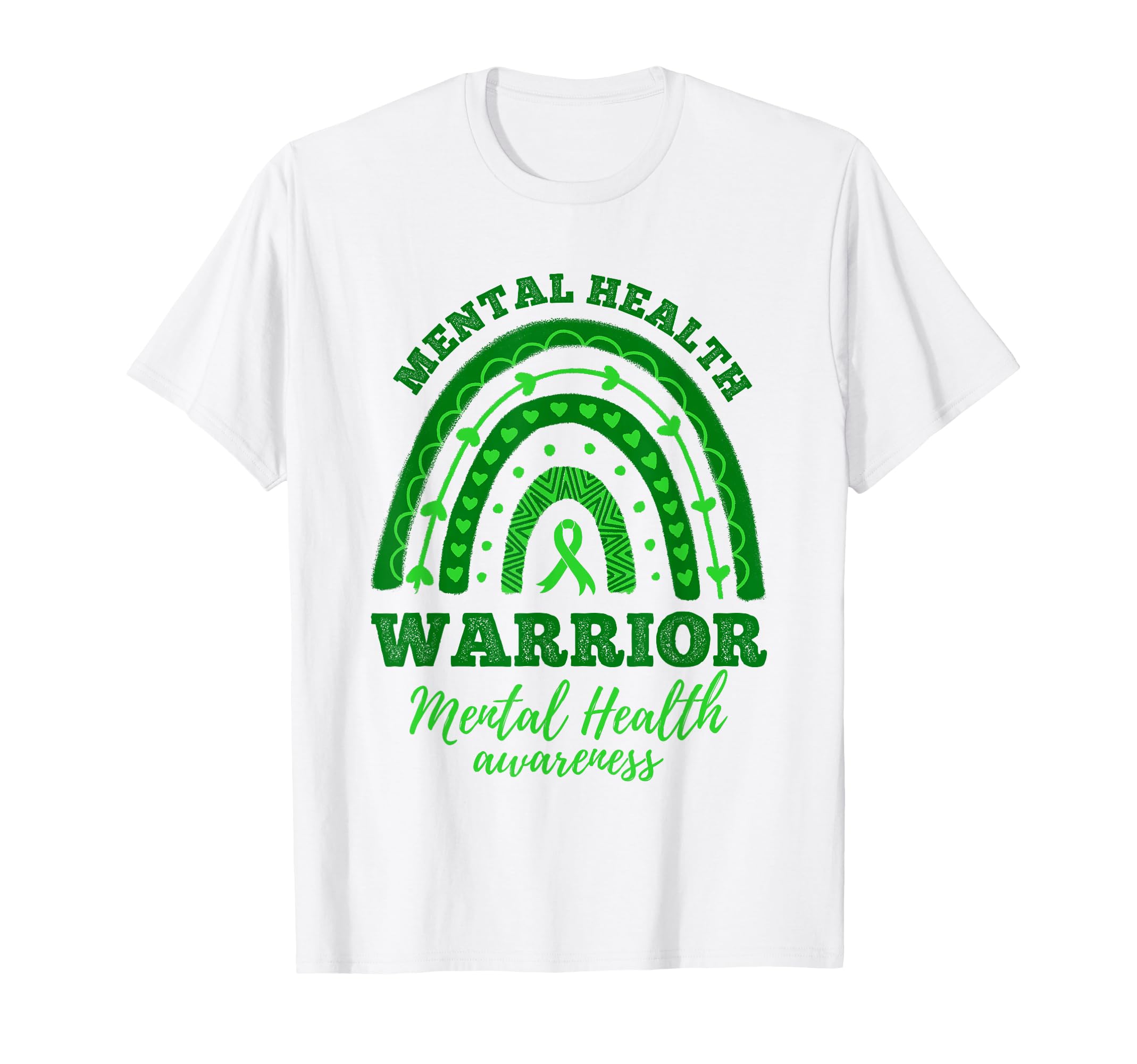 Warrior Mental Health Awareness T-Shirt - Novelty Apparel for Adults - T-Shirt, Sweatshirt, Hoodie