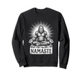 Namaste Bigfoot Yoga Meditation Sweatshirt - Minimalist Print for Adults - T-Shirt, Sweatshirt, Hoodie